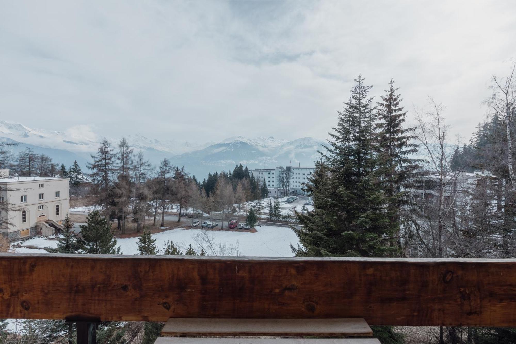 Magnifique Appartement Avec Vue Sur Les Montagnes Crans-Montana Exterior photo